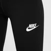 Nike G NSW CLSSC HR FLARE TGHT LBR, dječije helanke za fitnes, crna FZ5585