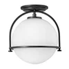 Quintiesse QN-SOMERSET-F-O-BK - Plafonsko svetlo SOMERSET 1xE27/60W/230V crna