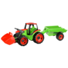 LENA Traktor z žlico in vozičkom
