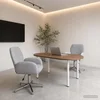 Okretne radne stolice 2 kom. 54 x 58 x 90 cm Svjetlosiva