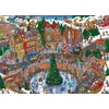 Grafika Puzzle Božična zmeda 500 kosov