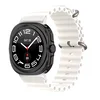 Silikonska narukvica za pametni sat Samsung Galaxy watch Ultra bela 47 mm