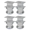 Noge za kauč 8 kom okrugle kromirane 60 mm