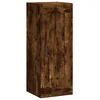 MAISON CHIC Stenska omarica - Zidna omarica dimljeni hrast 34,5x34x90 cm inženirski les iu169, (22063652)