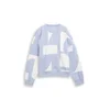 TOM TAILOR DENIM Majica golobje modra/bela