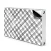 tulup.si Pokrov za radiator PVC Siva rešetka 90x60 cm
