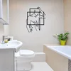 Wallity Zidna dekoracija Fit Man, 39x51cm, Crna