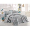 Lessentiel Maison Set Double prekrivač Tuval, 200x230cm, Siva