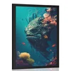 Plakat nadrealistična morska pošast - 20x30 no frame