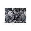 Spoljašnji tepih JUNGLE 160x220 cm crna/bela/uzorak listova
