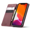 Spacecase SPACECASE OVITEK WALLET ZA IPHONE 12 MINI USNJEN OVITEK RDEČ, (21962493)