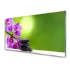 tulup.si Slika na akrilnem steklu Orhideje green flowers 125x50 cm 2 obešalnika