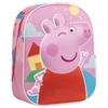Ranac predškolski 3D Peppa Pig Cerda roze-crveni