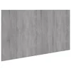 Vidaxl Posteljno vzglavje sivo sonoma 160x1,5x80 cm konstruiran les