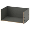 BESTA Okvir fioke, tamnosiva, 60x25x40 cm