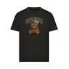 Mister Tee Majica NY Crowned Bear umbra / temno rjava / črna / bela