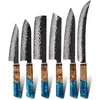 Set damašćanskih kuhinjskih noževa AI-37546 - Plava KP37546