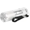 ENTAC 90828 Svetilka 1W LED 50lm ALU 3xAAA, srebrna