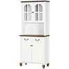 Homestar Kuhinjski omarica 76x38x182 cm Bela