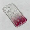 Maska za telefon Heart Glitter za iPhone 13 Pro 6.1 providno-roze