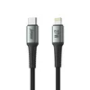 Superior Usb data kabal su-k109 pleteni 27w 3a type-c na lightning 2m crni ( U2145 )