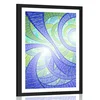 Plakat s paspartujem fraktalna abstrakcija - 40x60 no frame