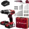 EINHELL akumulatorski udarni vrtalnik TE-CD 18/2 Li-i +64 (2x2,0 Ah)