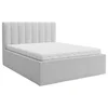 Boxxx OBLAZINJENA POSTELJA 140 cm x 200 cm , tekstil svetlo siva