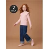 Sinsay - Rebraste majice sa dodatkom viskoze i karnerima 2 pack - šareno
