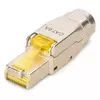 Digitus DN-93638 žični konektor RJ-45 Srebrna, Rumena