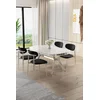 Hanah Home Trpezarijski set, 5 komada, Crni