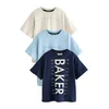 Baker by Ted Baker Majica mornarska/svetlo modra/naravno bela