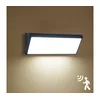 Brilagi - LED spoljno zidno svetlo sa senzorom TRIANGLE LED/42W/230V crno IP65