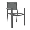 Ambia Garden STOL aluminij antracit, siva