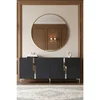 Hanah Home komoda Evva 150, 125 cm, antracit / srebrna