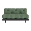 Zelena raztegljiva sedežna garnitura 160 cm Roots Black Night – Karup Design