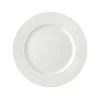EVVIVA plitvi krožnik Reale, porcelan, bela, 27 cm