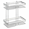 WENKO 20410100-PREMIUM polica od nerđajućeg čelika 24x27 cm inox/srebrna