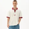 Cropp - Polo majica s printom - bordo