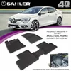 Sahler Gumene patosnice 4.5D za Renault Megane IV, Crne