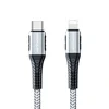 KONFULON Data kabl DC36 PD 20W Super Fast Charge Type C na lighting 0.2m sivi