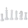 Dekorativni Set šahovskih figura, 6 komada, Beli