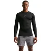 Nike M NP DF TIGHT TOP LS, muška majica dugi rukav za fitnes, crna FB7919