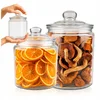 B.U. Komplet 2 steklenih kozarcev s steklenimi pokrovi: 1x 1L, 1x 2L