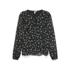 VERO MODA Bluza VMIHANNAH temno siva/zelena/črna