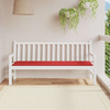 Vidaxl vidaXL Blazina za vrtno klop, rdeča, 180x50x3 cm, blago