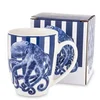 Večbarvna porcelanasta skodelica