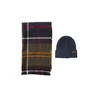 Barbour Kape Pendle temno modra/oliva/rdeča/bela