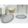 Lessentiel Maison Set prostirki za kupatilo Cottonkt 000418, 2 Komada, Siva
