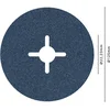 Vlaknena brusna plošča PRO R574, 125 mm, G120